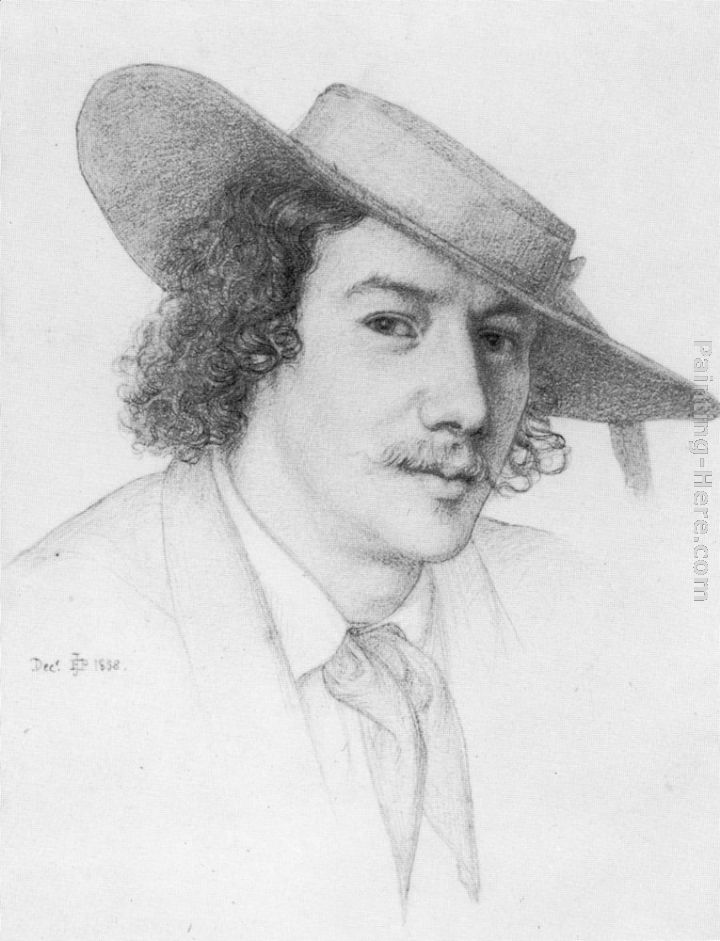 Portrait of Whistler painting - Edward John Poynter Portrait of Whistler art painting